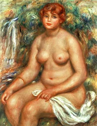 Sitzende Badende, 1916